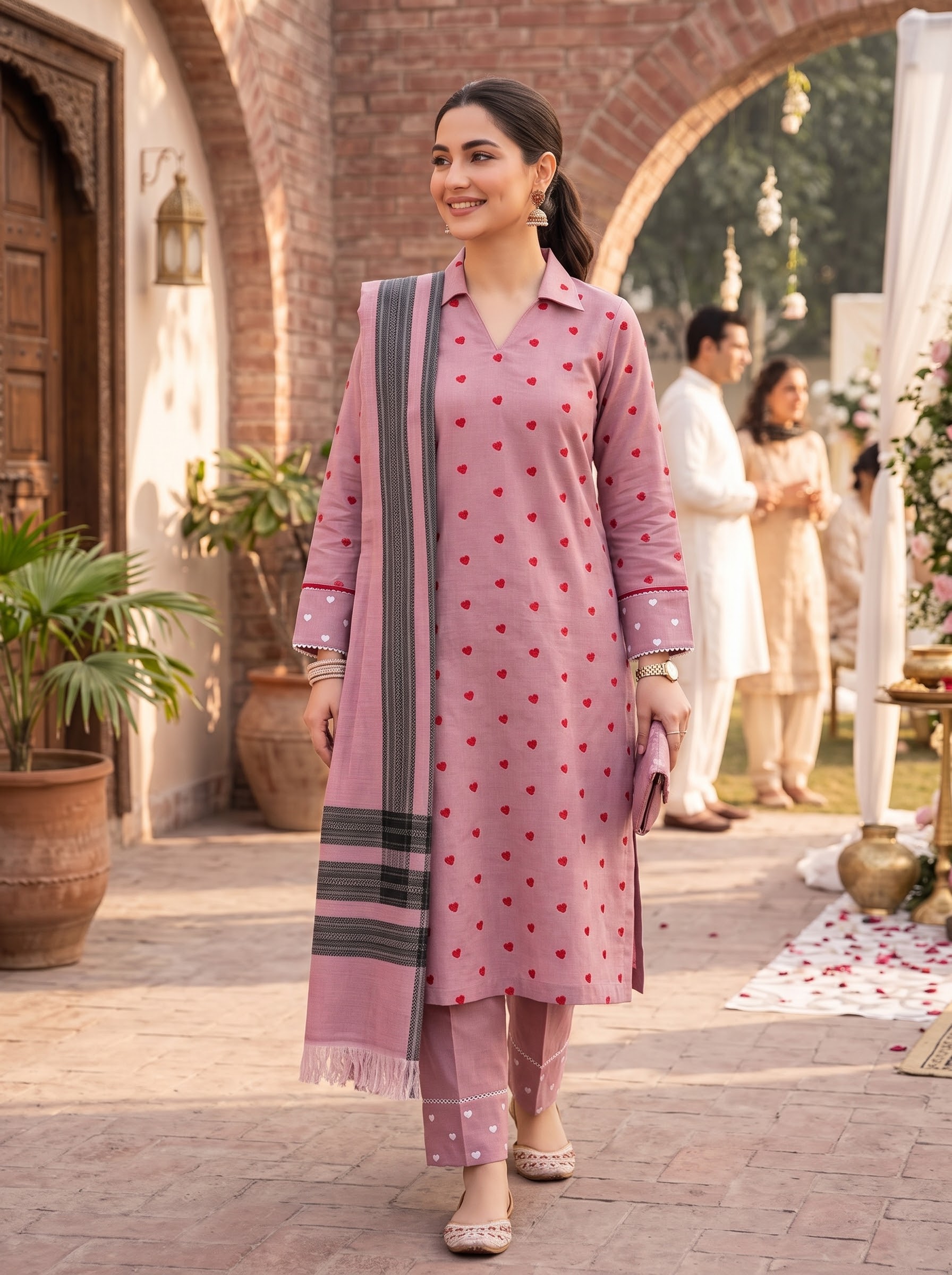 Heart Booti Embroidered Khaddar — Vol. 04 thumbnail 3