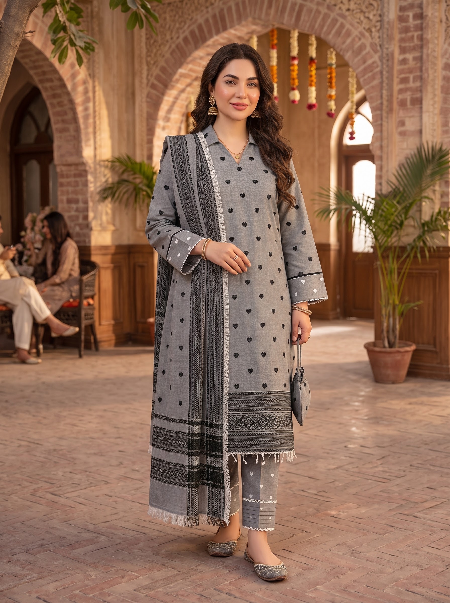 Heart Booti Embroidered Khaddar — Vol. 04 thumbnail 11