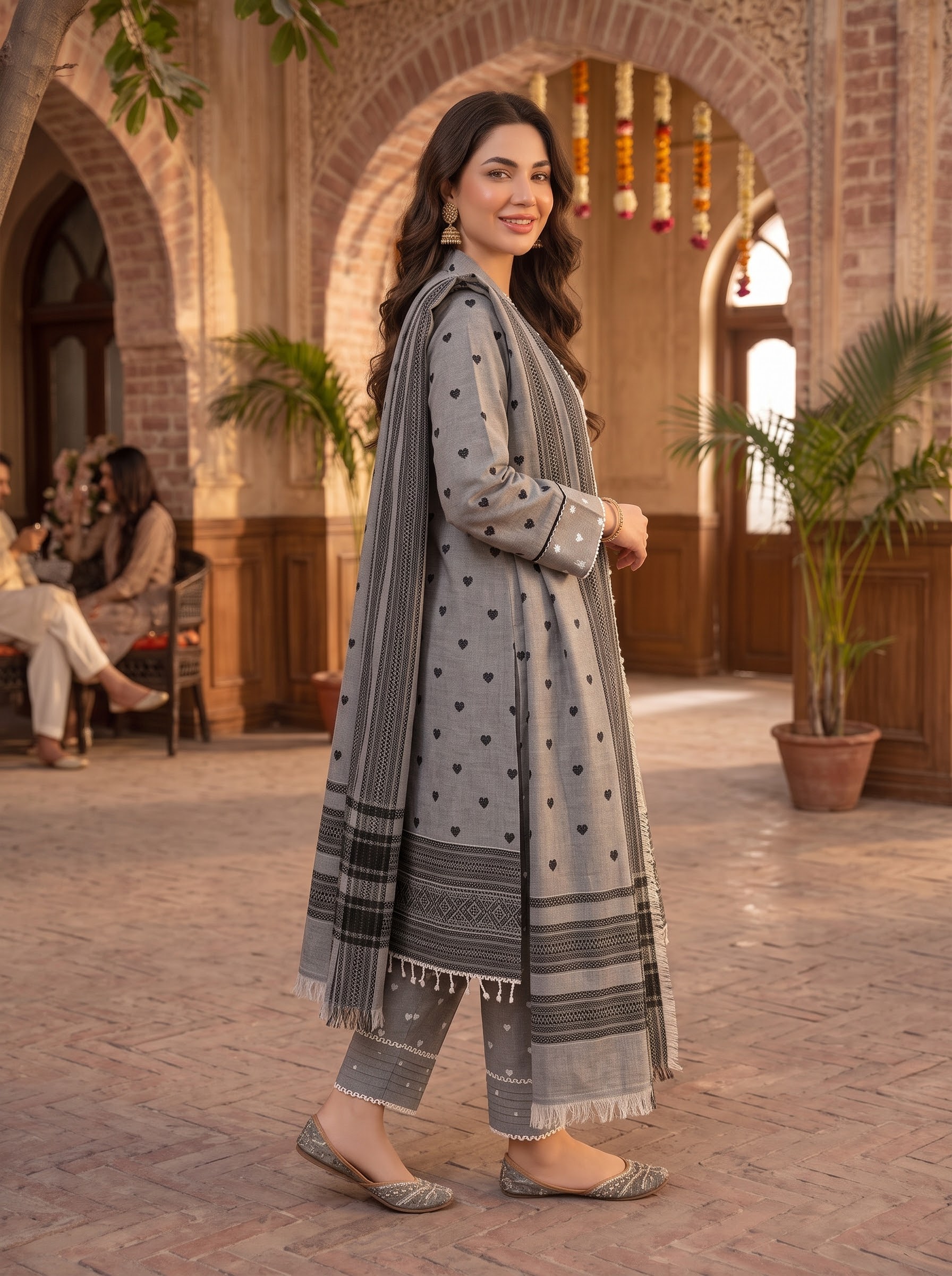 Heart Booti Embroidered Khaddar — Vol. 04 thumbnail 14