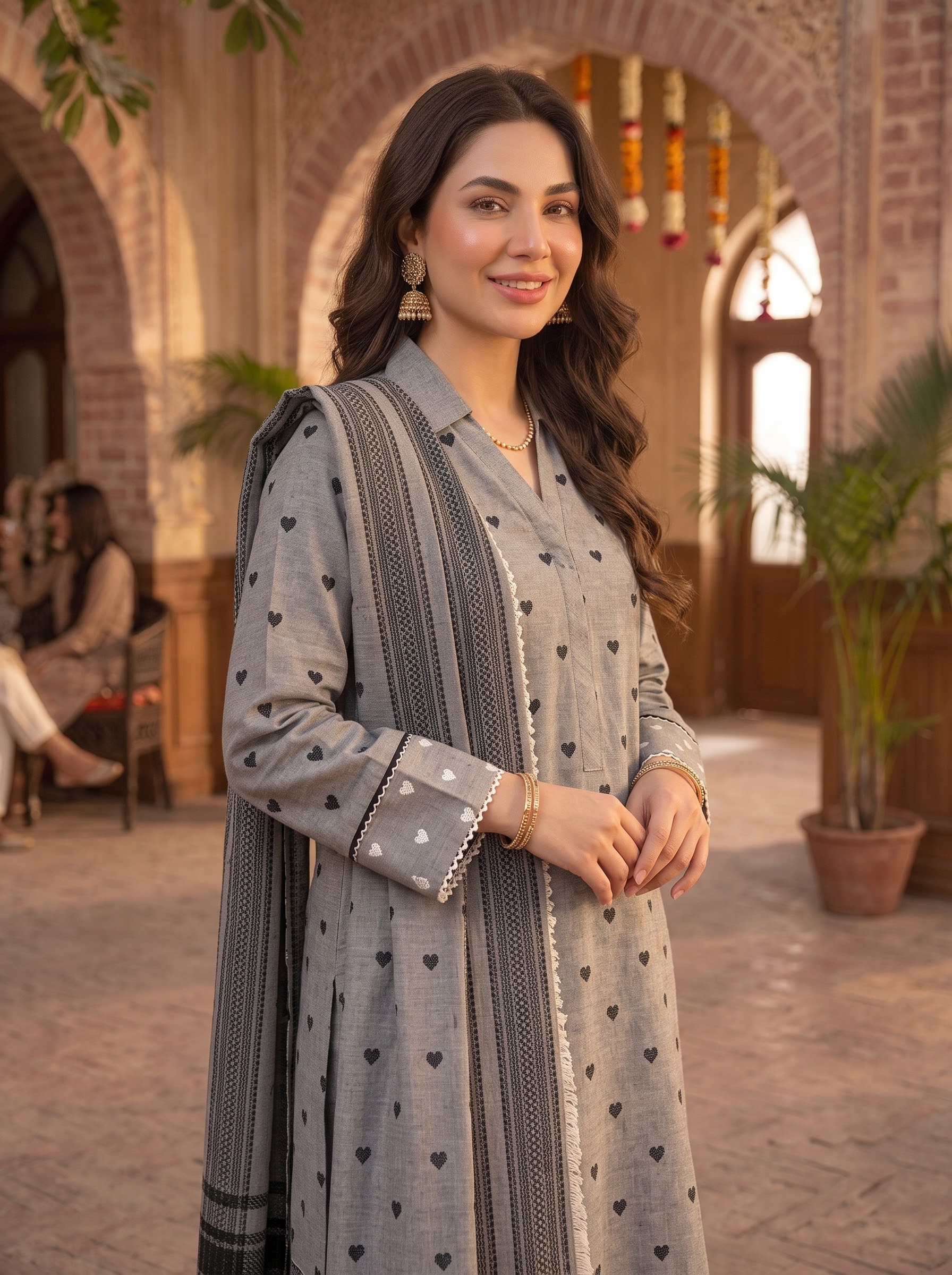 Heart Booti Embroidered Khaddar — Vol. 04 thumbnail 15